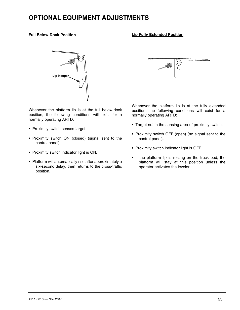 Optional equipment adjustments | Poweramp POWERHOOK SERIES User Manual | Page 37 / 60