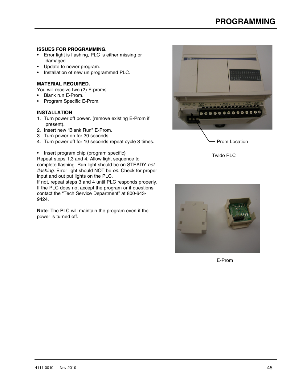 Programming | Poweramp POWERHOOK SERIES User Manual | Page 47 / 60