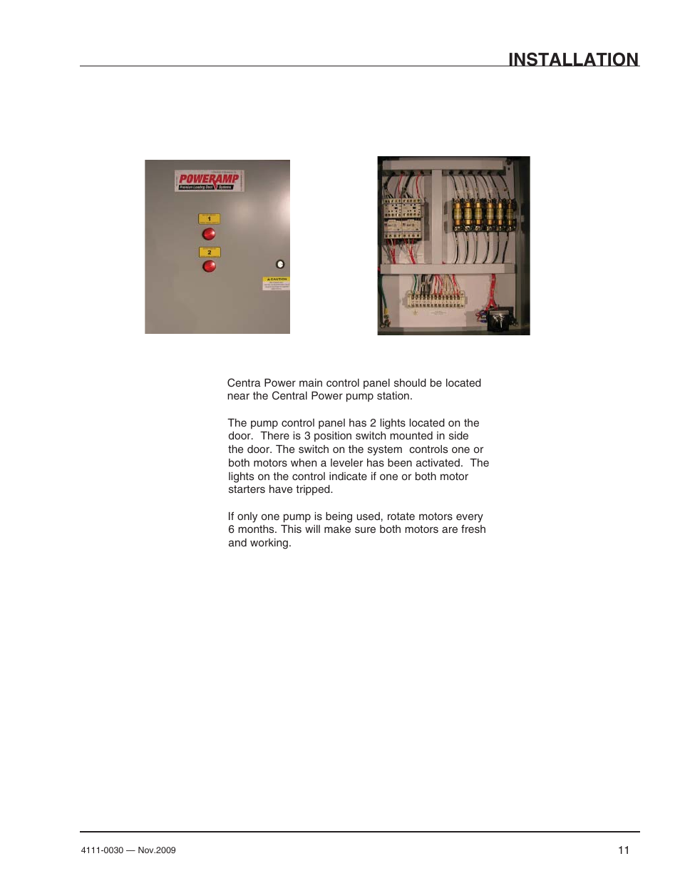 Installation | Poweramp CENTRAPOWER User Manual | Page 13 / 32