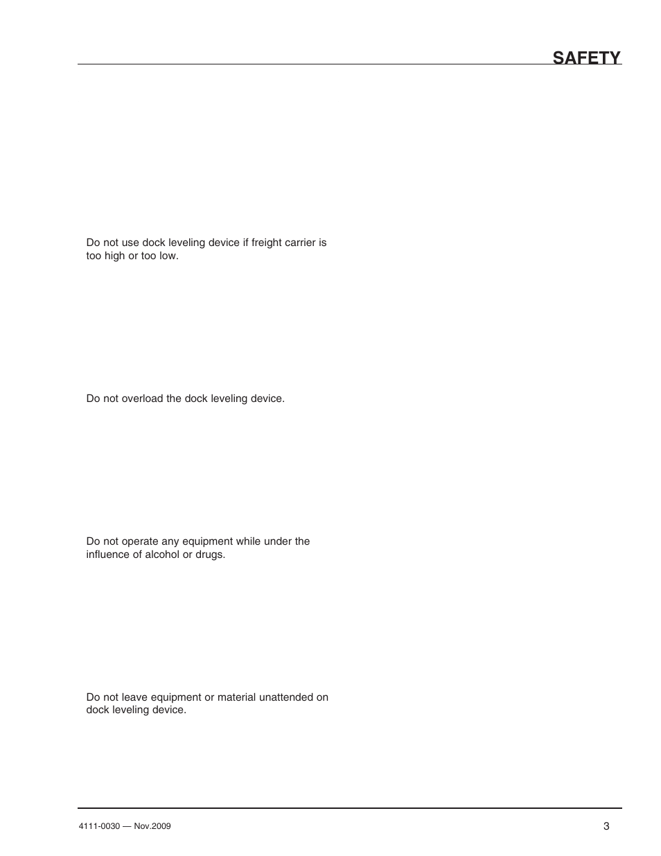 Safety | Poweramp CENTRAPOWER User Manual | Page 5 / 32
