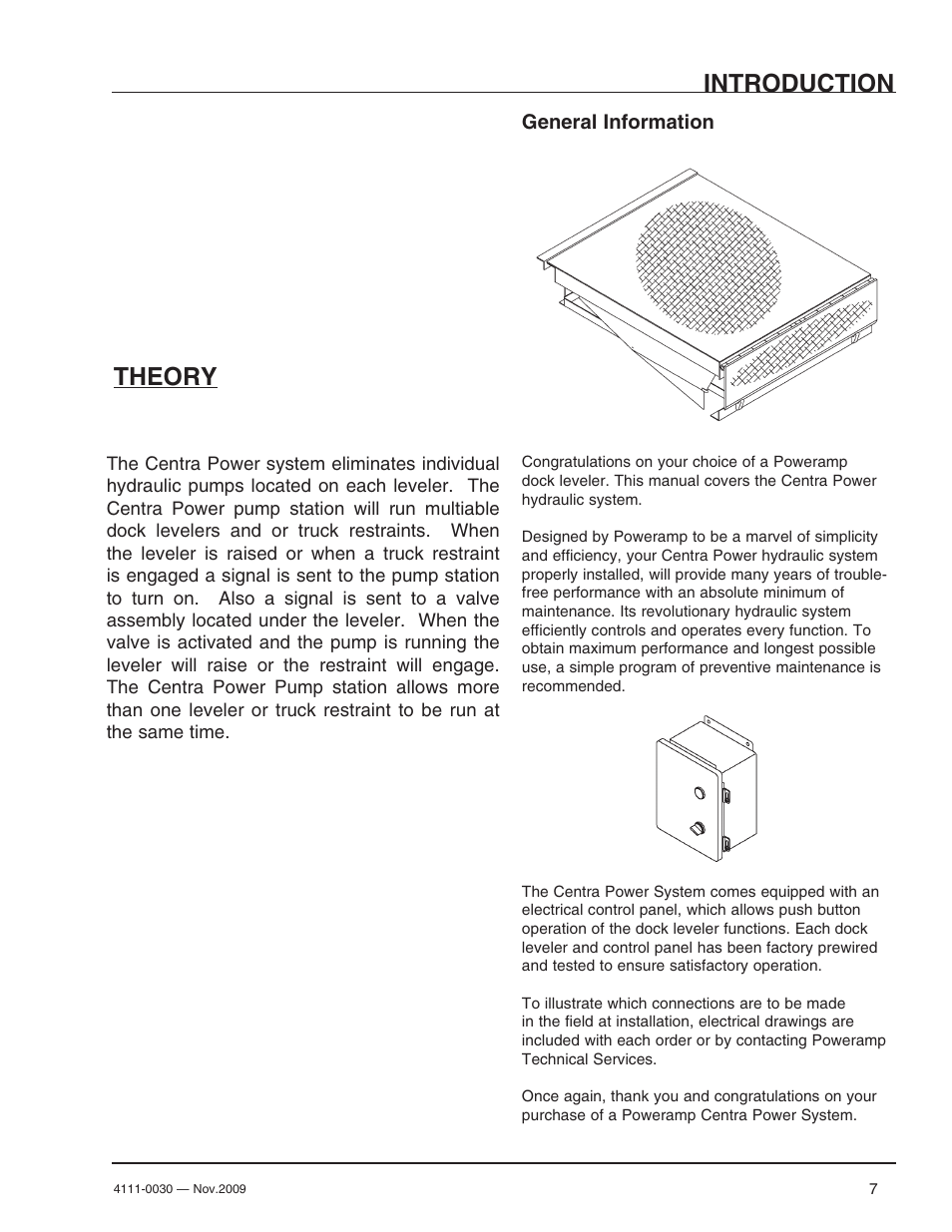 Introduction, Theory | Poweramp CENTRAPOWER User Manual | Page 9 / 32