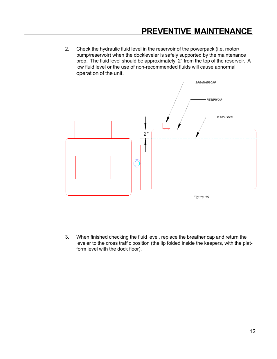 Preventive maintenance | Poweramp E SERIES HYDRAULIC 11_96 User Manual | Page 16 / 22