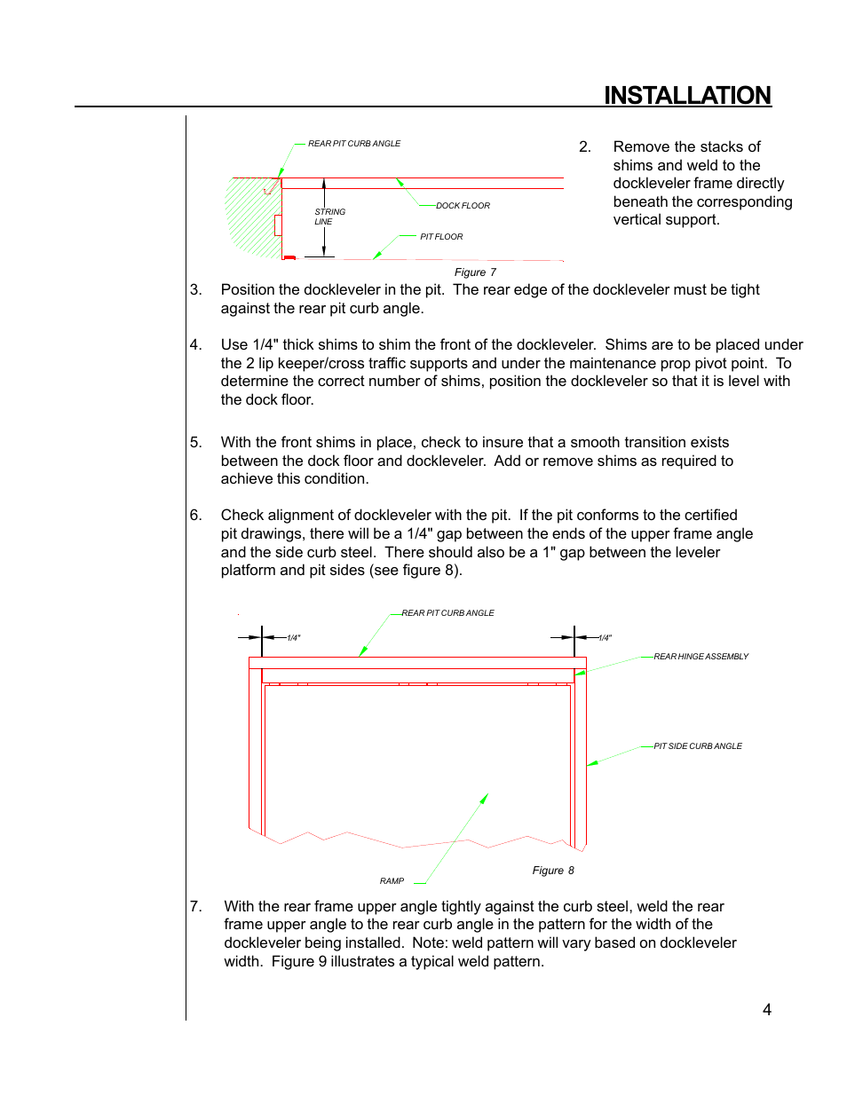 Installation | Poweramp E SERIES HYDRAULIC 11_96 User Manual | Page 6 / 22