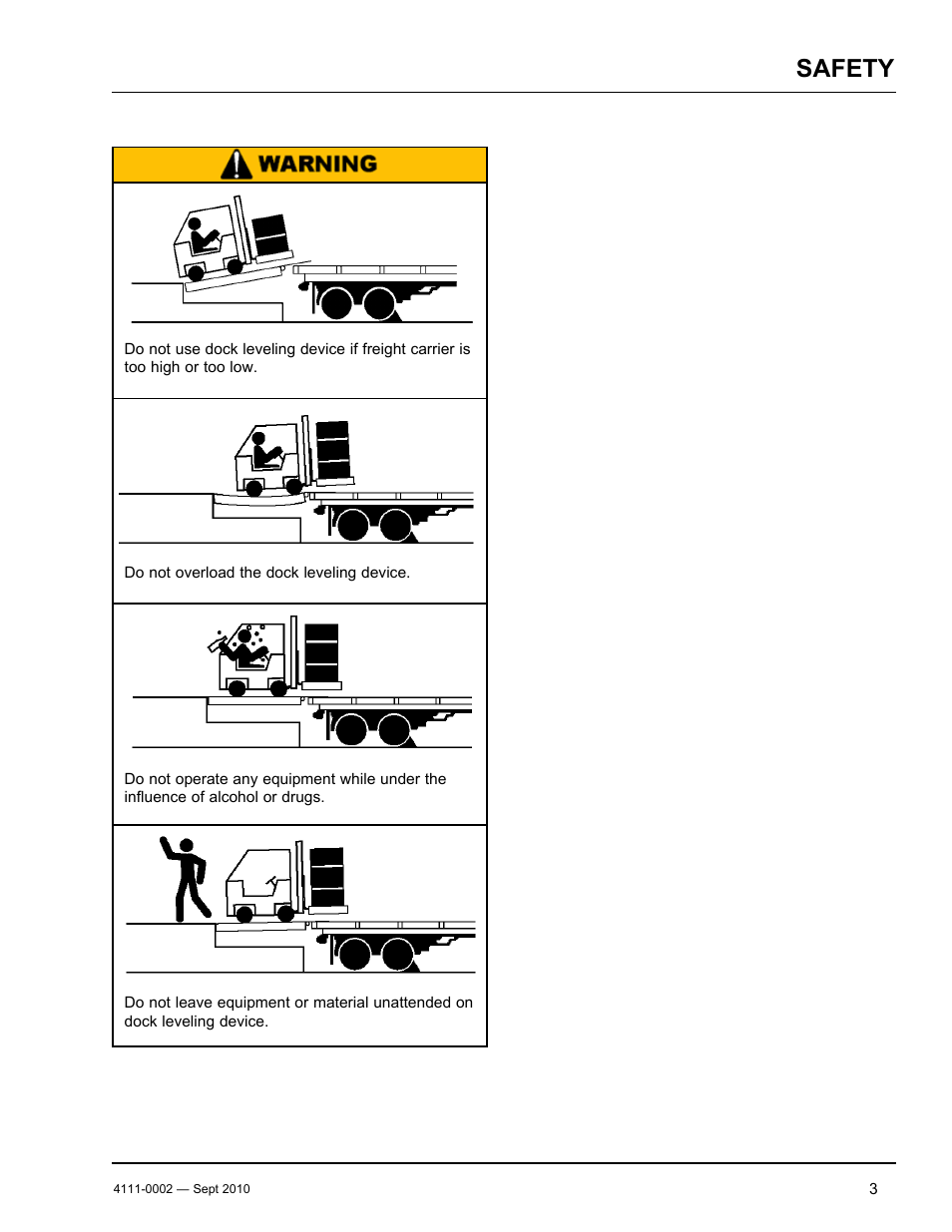 Safety | Poweramp VH SERIES HYDRAULIC 10.2011 User Manual | Page 5 / 52