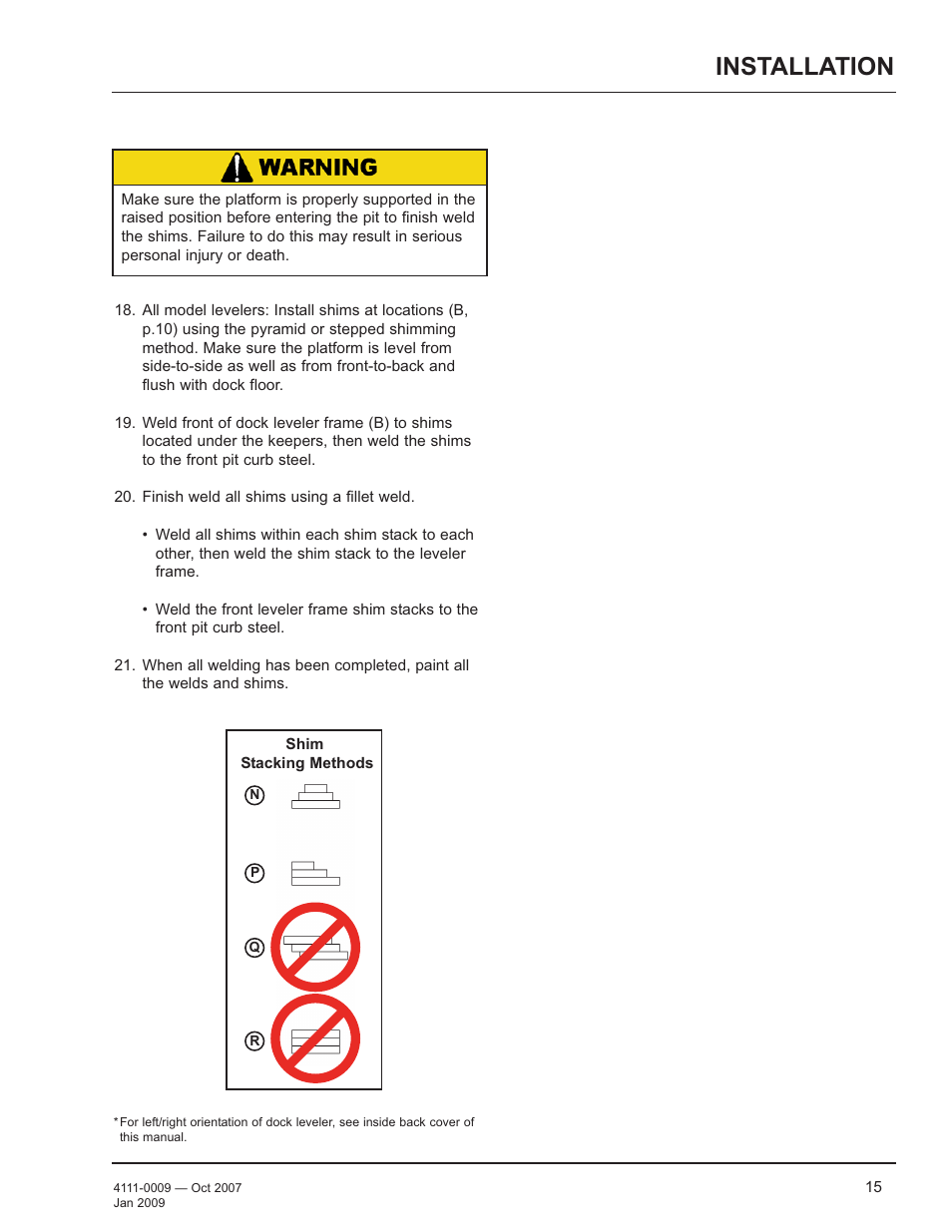 Installation | Poweramp AP SERIES AIR POWERED 4.2009 User Manual | Page 17 / 44