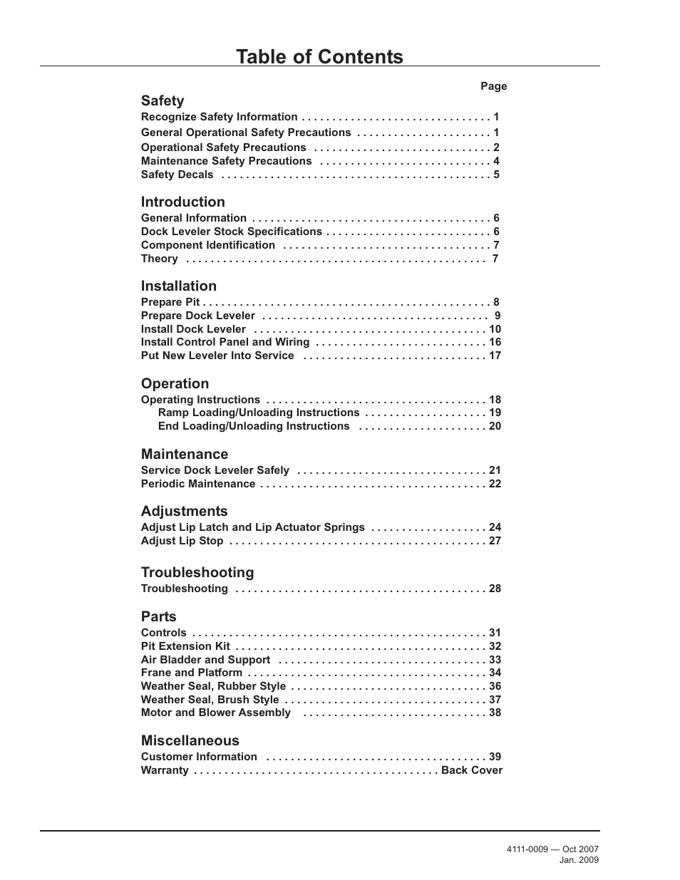 Poweramp AP SERIES AIR POWERED 4.2009 User Manual | Page 2 / 44