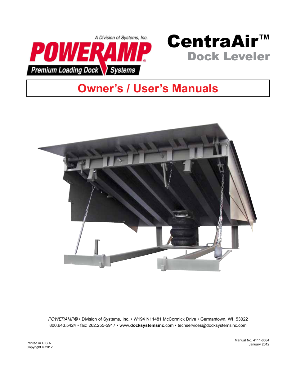 Poweramp CentraAir AIR POWERED 2.2012 User Manual | 44 pages
