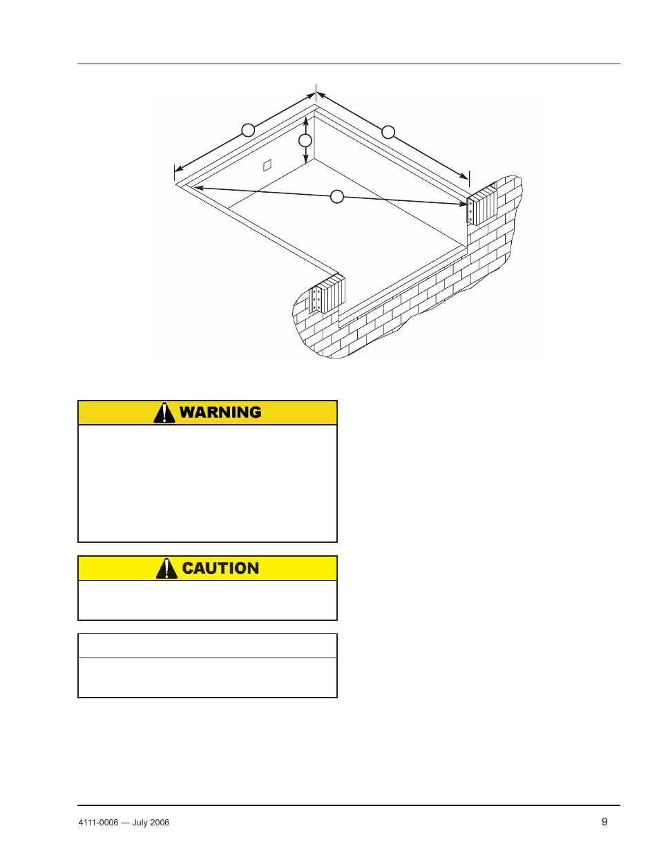 Installation, Important, Prepare pit | Poweramp CM SERIES MECHANICAL 12.2006 User Manual | Page 11 / 40