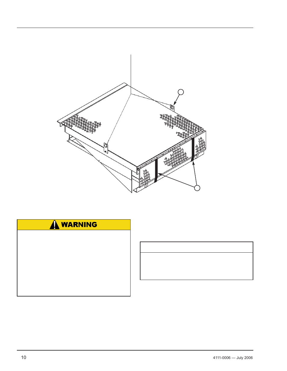 Installation, Important, Prepare dock leveler | Poweramp CM SERIES MECHANICAL 12.2006 User Manual | Page 12 / 40