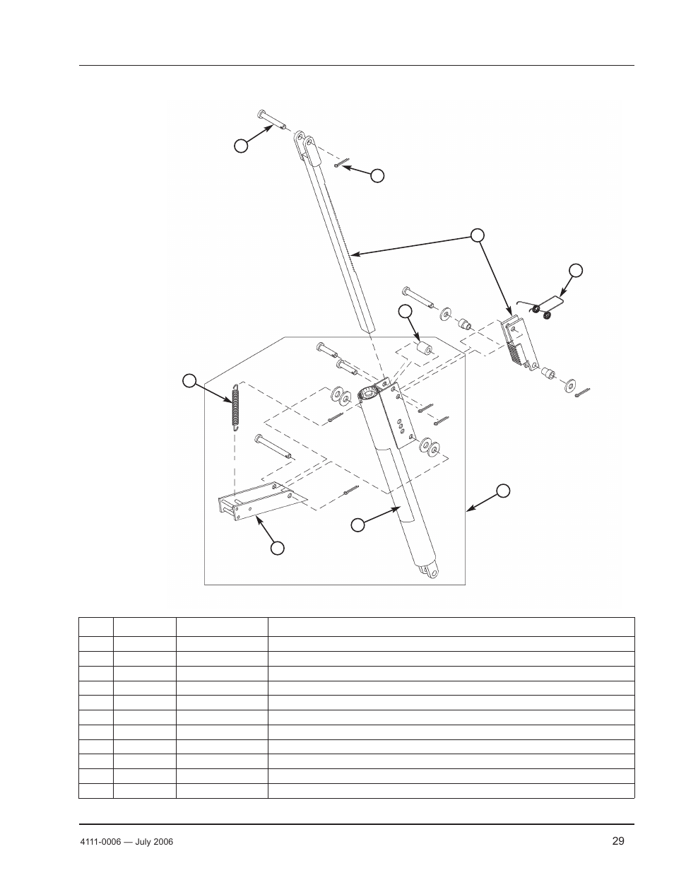 Parts, Hold-down mechanism | Poweramp CM SERIES MECHANICAL 12.2006 User Manual | Page 31 / 40