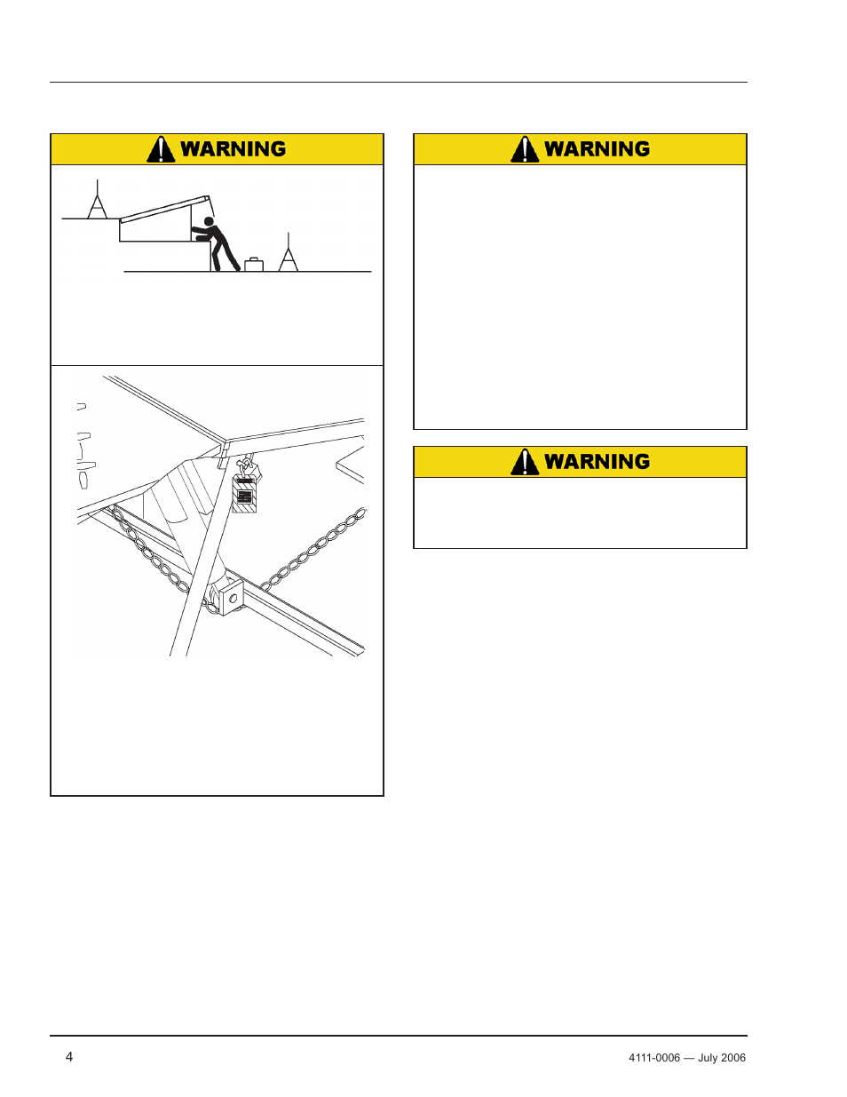 Safety, Maintenance safety precautions | Poweramp CM SERIES MECHANICAL 12.2006 User Manual | Page 6 / 40