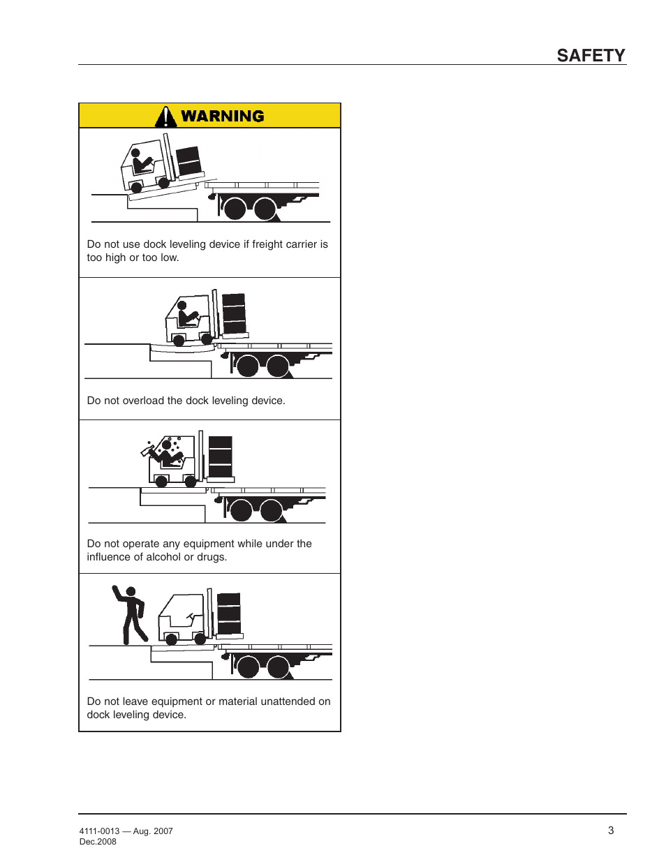 Safety | Poweramp LMP SERIES MECHANICAL 4.2009 User Manual | Page 5 / 40