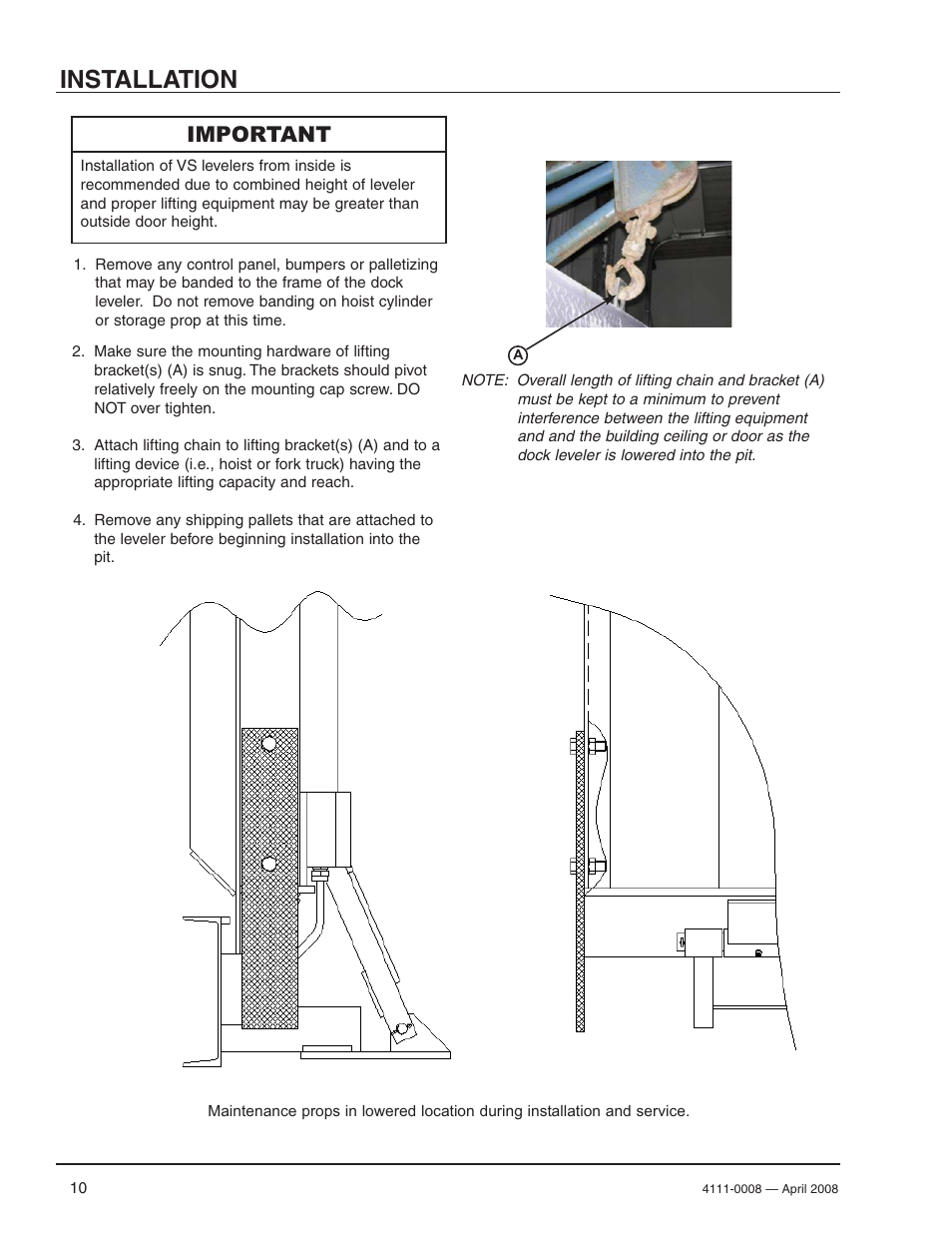 Installation, Important | Poweramp VS VERTICAL SPECIALTY 4.2009 User Manual | Page 12 / 52