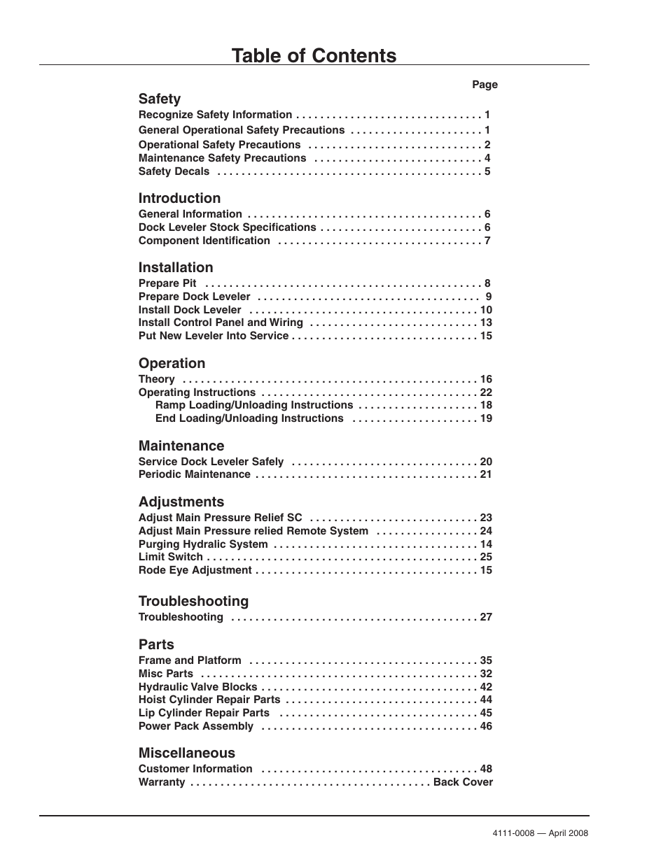Poweramp VS VERTICAL SPECIALTY 4.2009 User Manual | Page 2 / 52