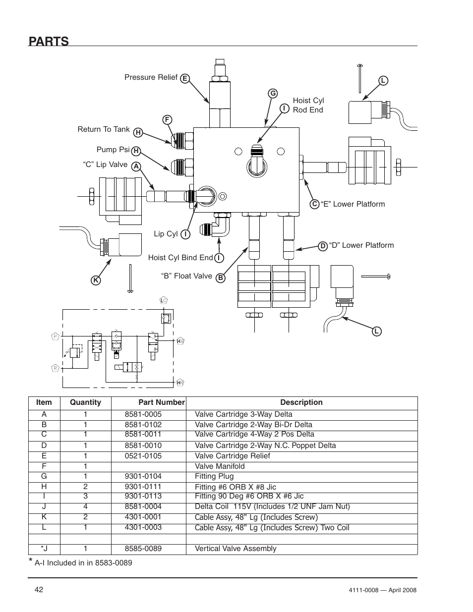 Parts | Poweramp VS VERTICAL SPECIALTY 4.2009 User Manual | Page 44 / 52