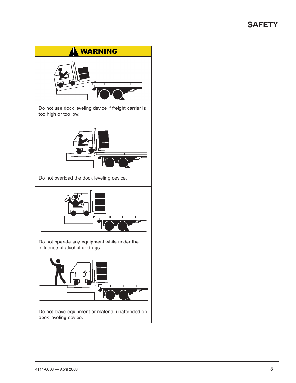 Safety | Poweramp VS VERTICAL SPECIALTY 4.2009 User Manual | Page 5 / 52