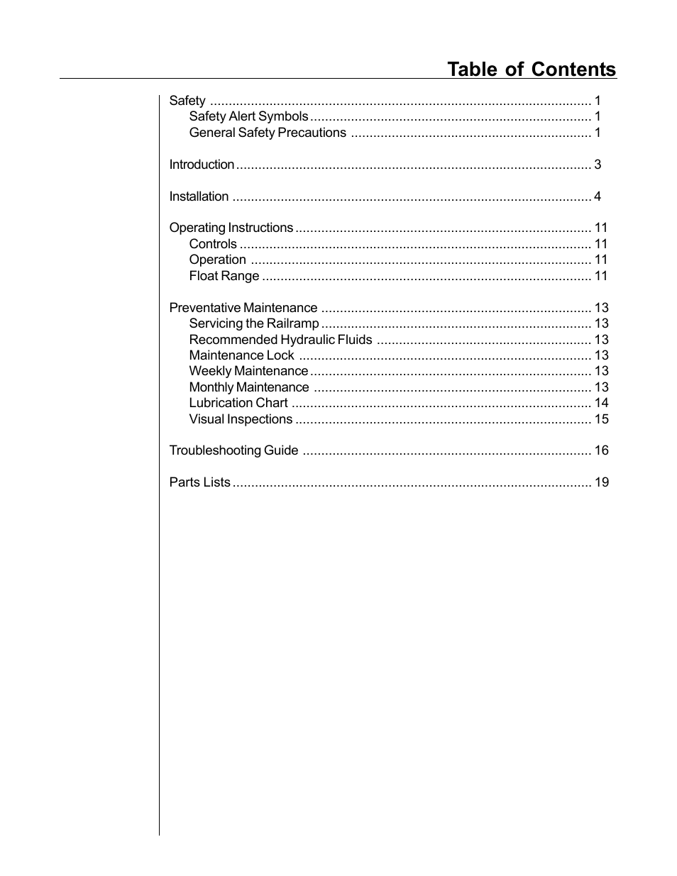 Poweramp RAIL RAMP SPECIALTY 1.1995 User Manual | Page 3 / 27