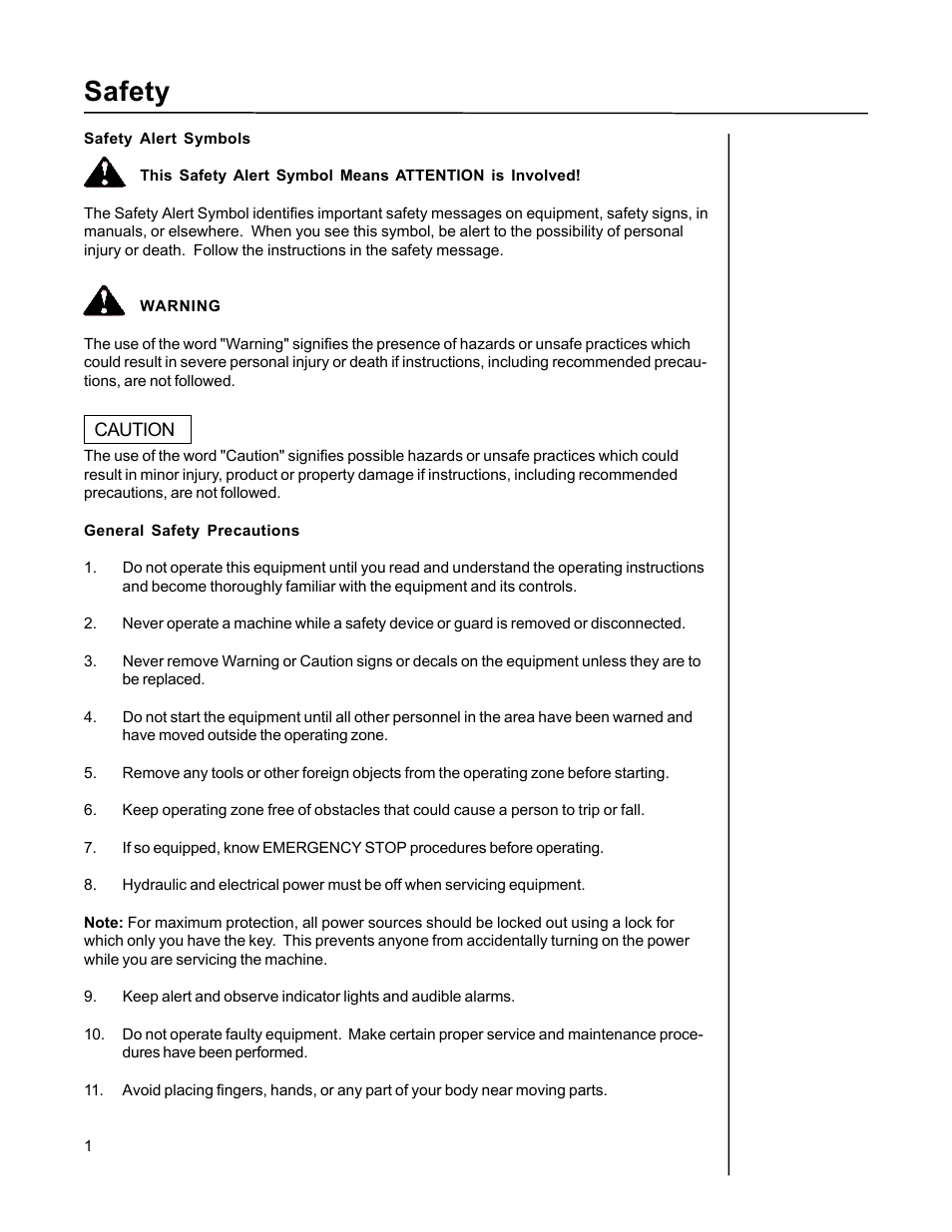 Safety | Poweramp RAIL RAMP SPECIALTY 1.1995 User Manual | Page 4 / 27