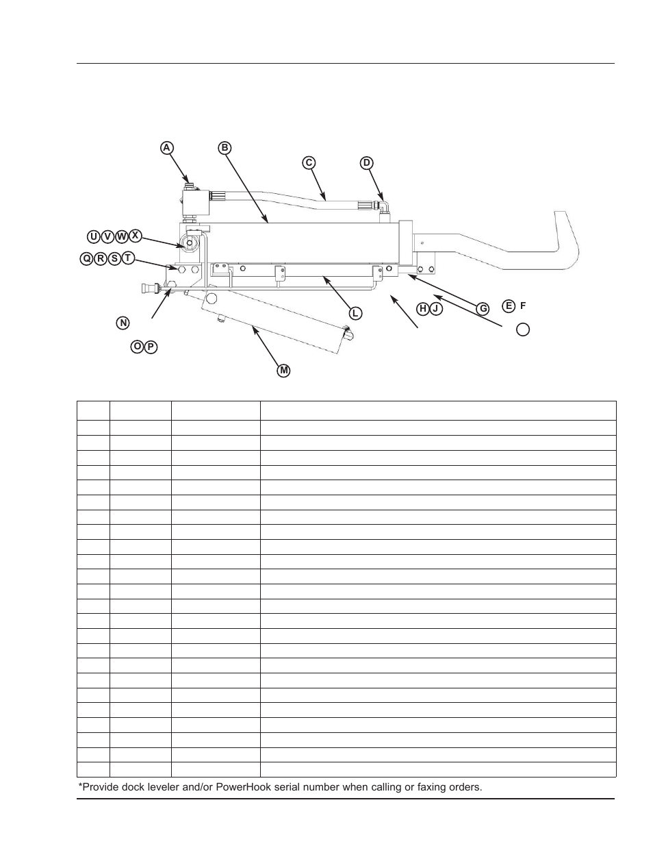 Parts, Powerhook components | Poweramp POWERHOOK P4111-0010 5.2006 User Manual | Page 51 / 56