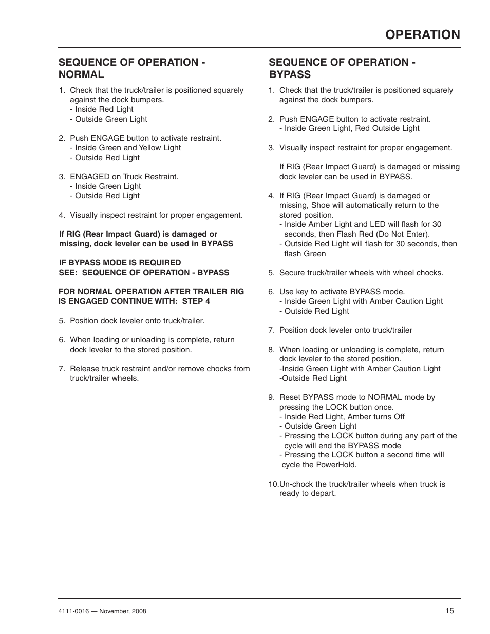 Operation | Poweramp POWERHOLD 4.2009 User Manual | Page 17 / 56