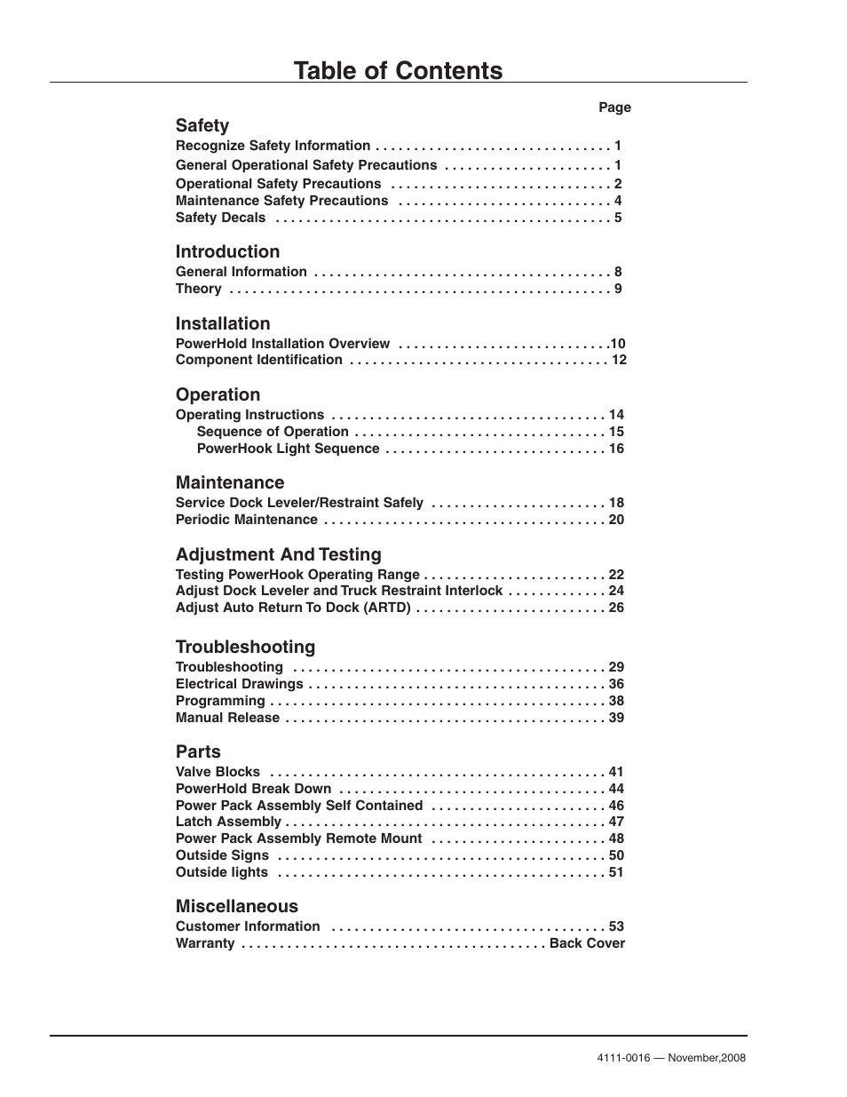 Poweramp POWERHOLD 4.2009 User Manual | Page 2 / 56