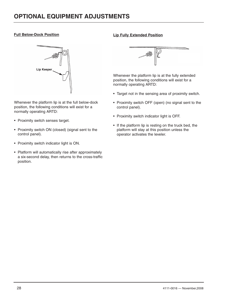 Optional equipment adjustments | Poweramp POWERHOLD 4.2009 User Manual | Page 30 / 56