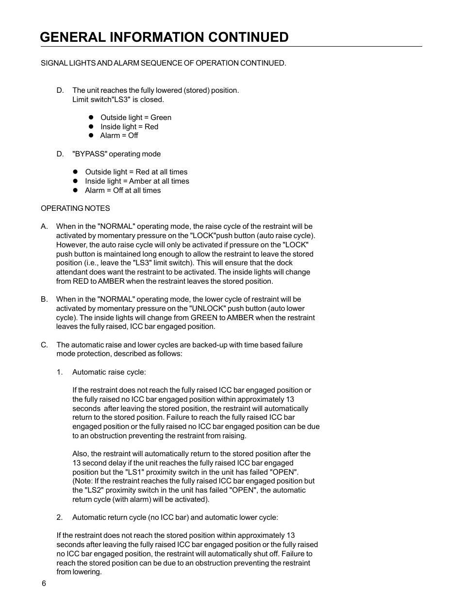 General information continued | Poweramp POWERHOLD STD & SC 11.2006 User Manual | Page 10 / 20