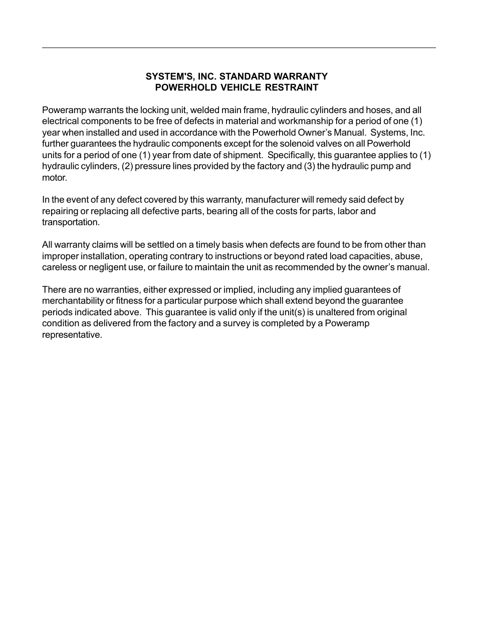 Poweramp POWERHOLD STD & SC 11.2006 User Manual | Page 20 / 20
