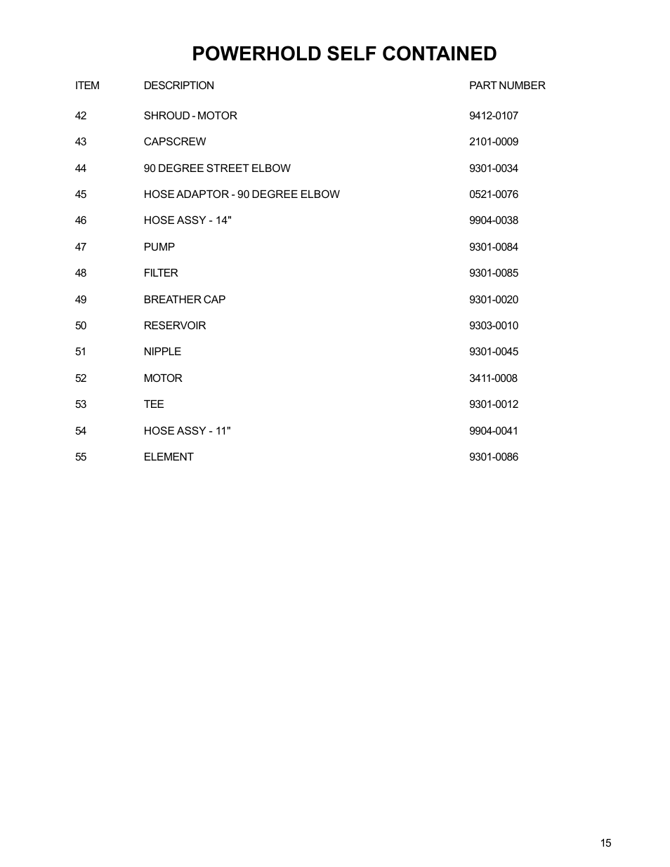 Powerhold self contained | Poweramp POWERHOLD SC 4.2003 User Manual | Page 19 / 19