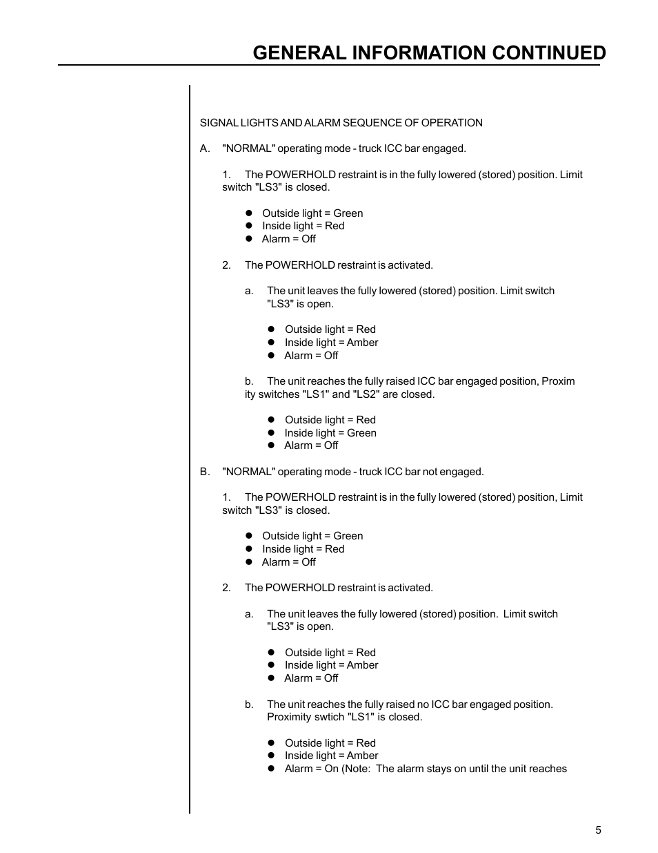 General information continued | Poweramp POWERHOLD SC 4.2003 User Manual | Page 9 / 19