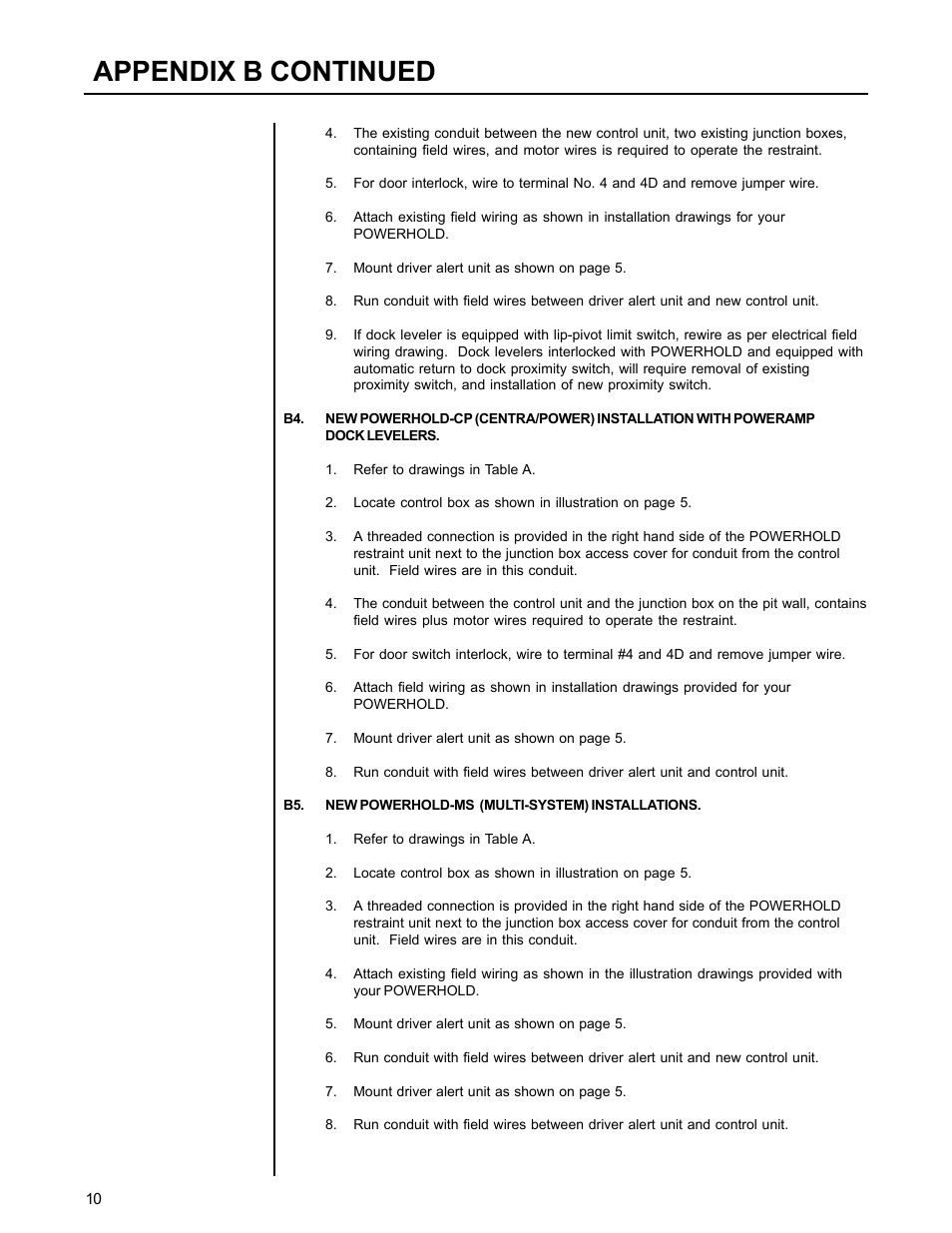 Appendix b continued | Poweramp POWERHOLD 4.2003 User Manual | Page 13 / 18