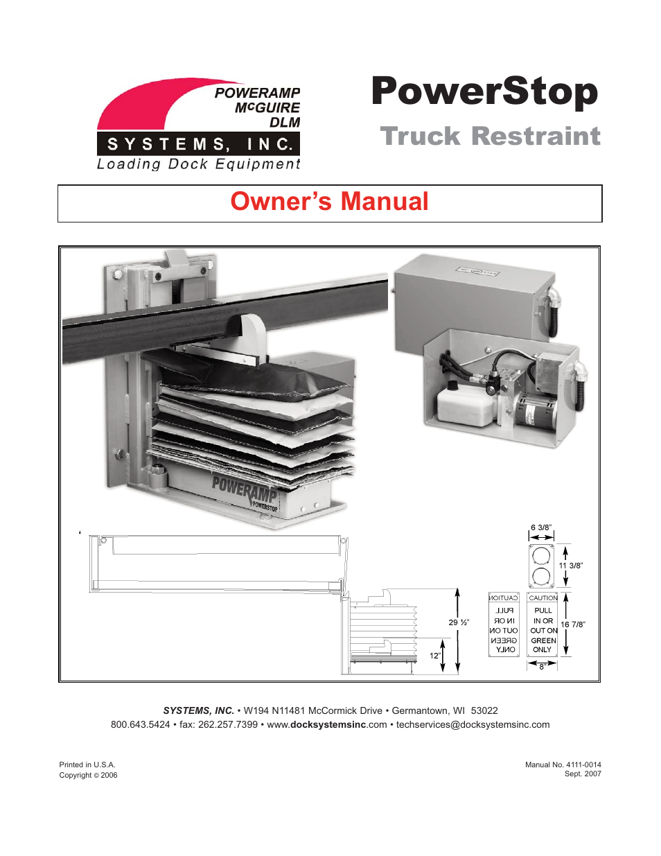 Poweramp POWERSTOP 4.2009 User Manual | 32 pages