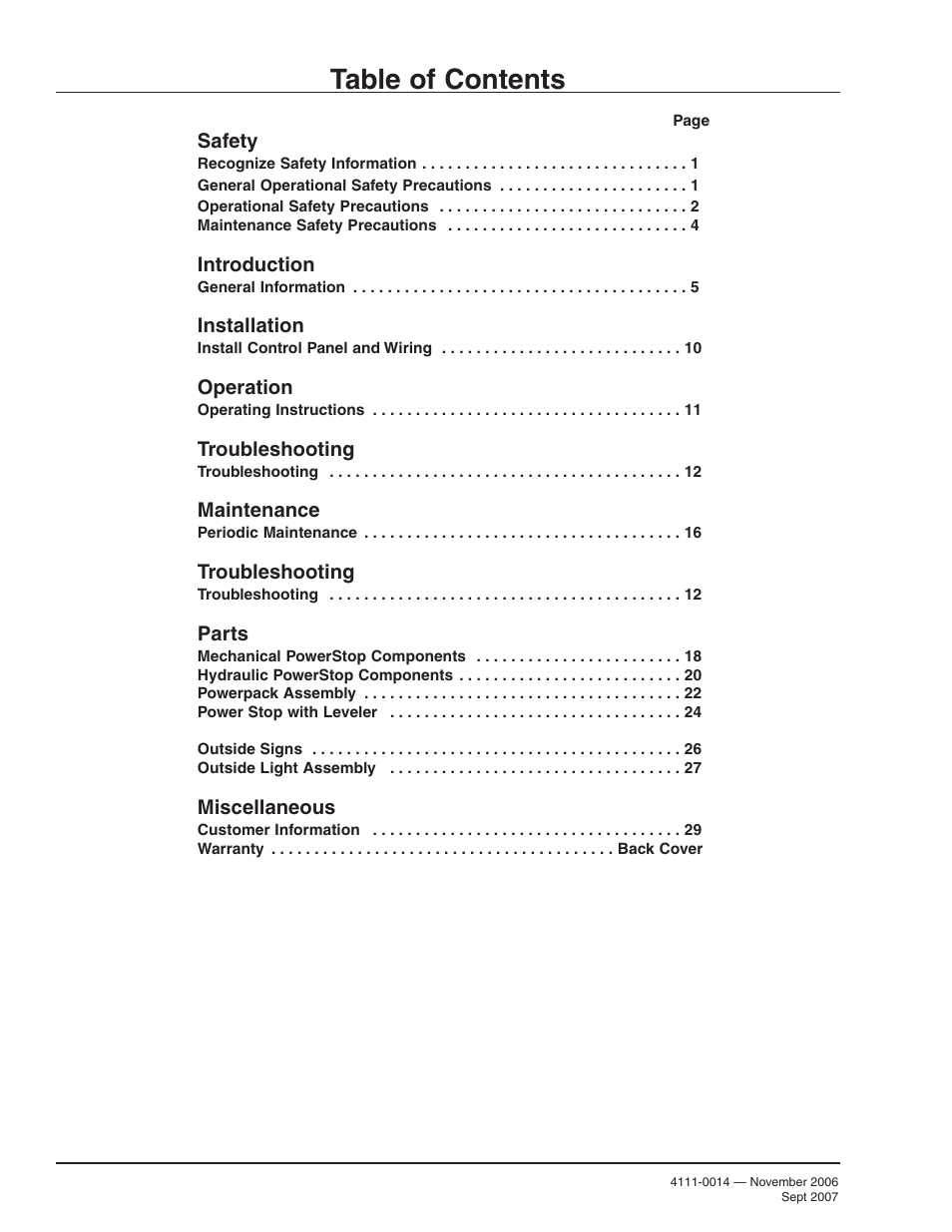 Poweramp POWERSTOP 4.2009 User Manual | Page 2 / 32
