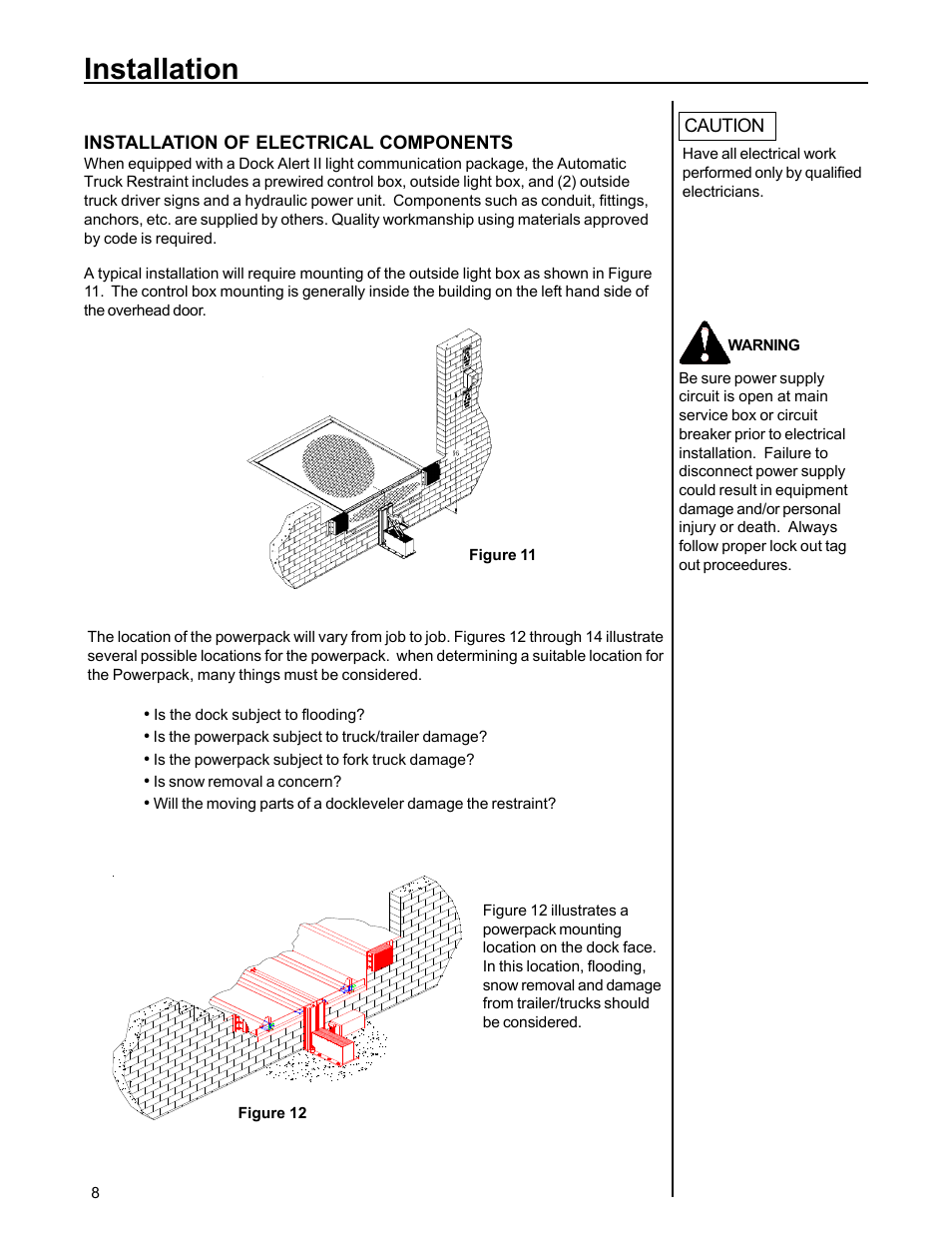 Installation | Poweramp POWERSTOP A 11.1996 User Manual | Page 11 / 27