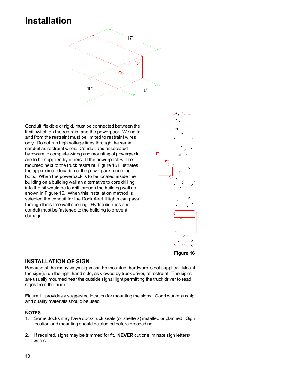 Installation | Poweramp POWERSTOP AUTO 11.1996 User Manual | Page 12 / 25