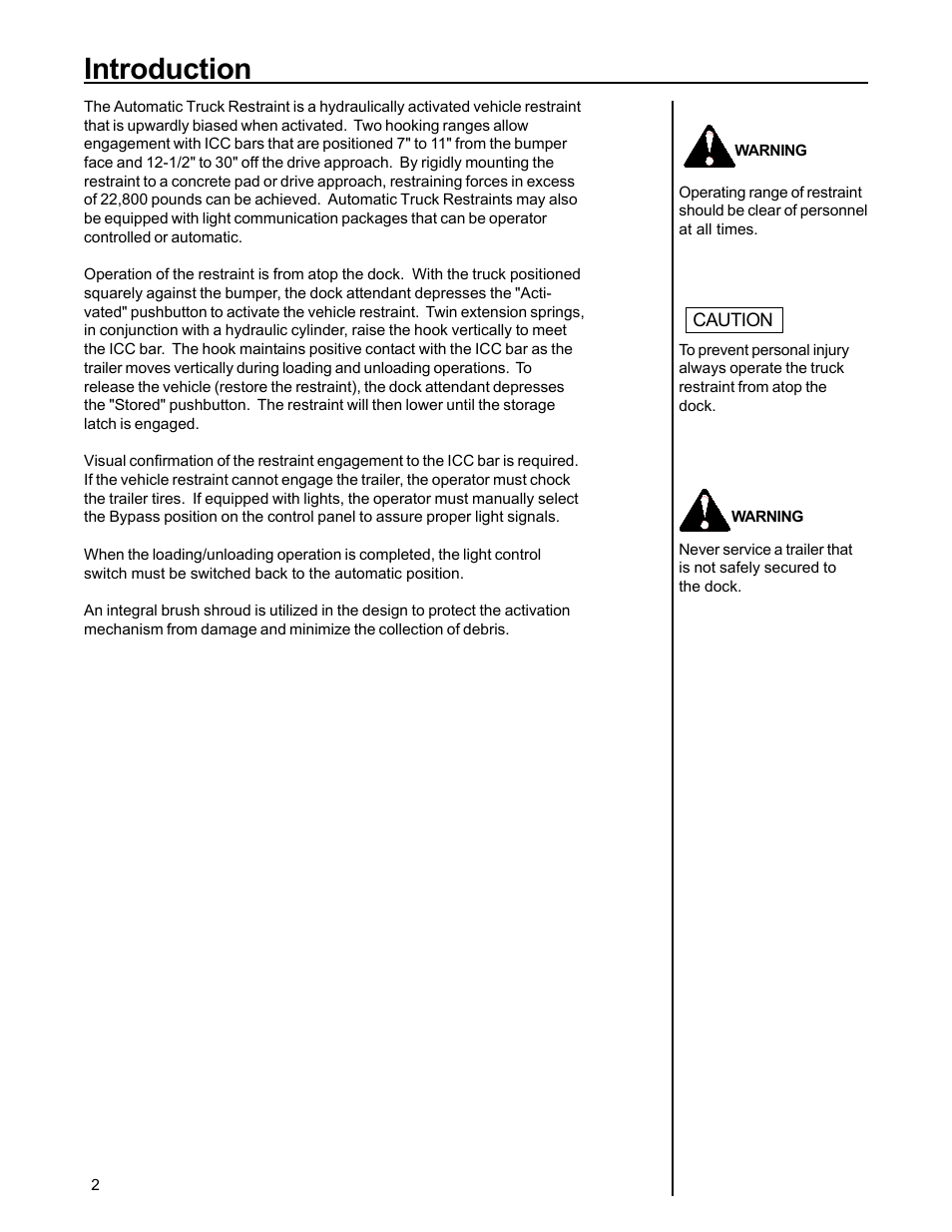 Introduction | Poweramp POWERSTOP AUTO 11.1996 User Manual | Page 4 / 25