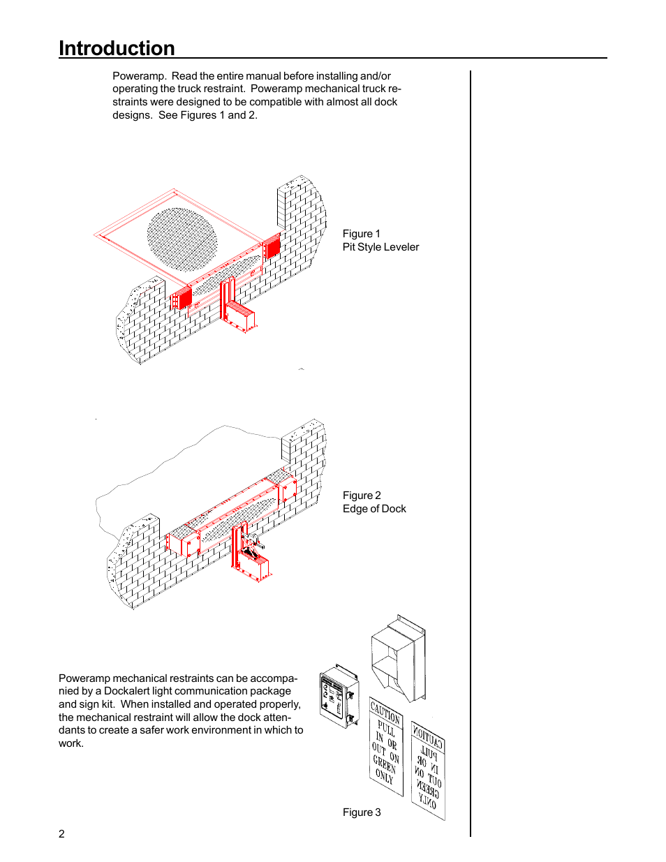 Introduction | Poweramp SEMI AUTO TRUCK RESTRAINT 11_96 User Manual | Page 4 / 17