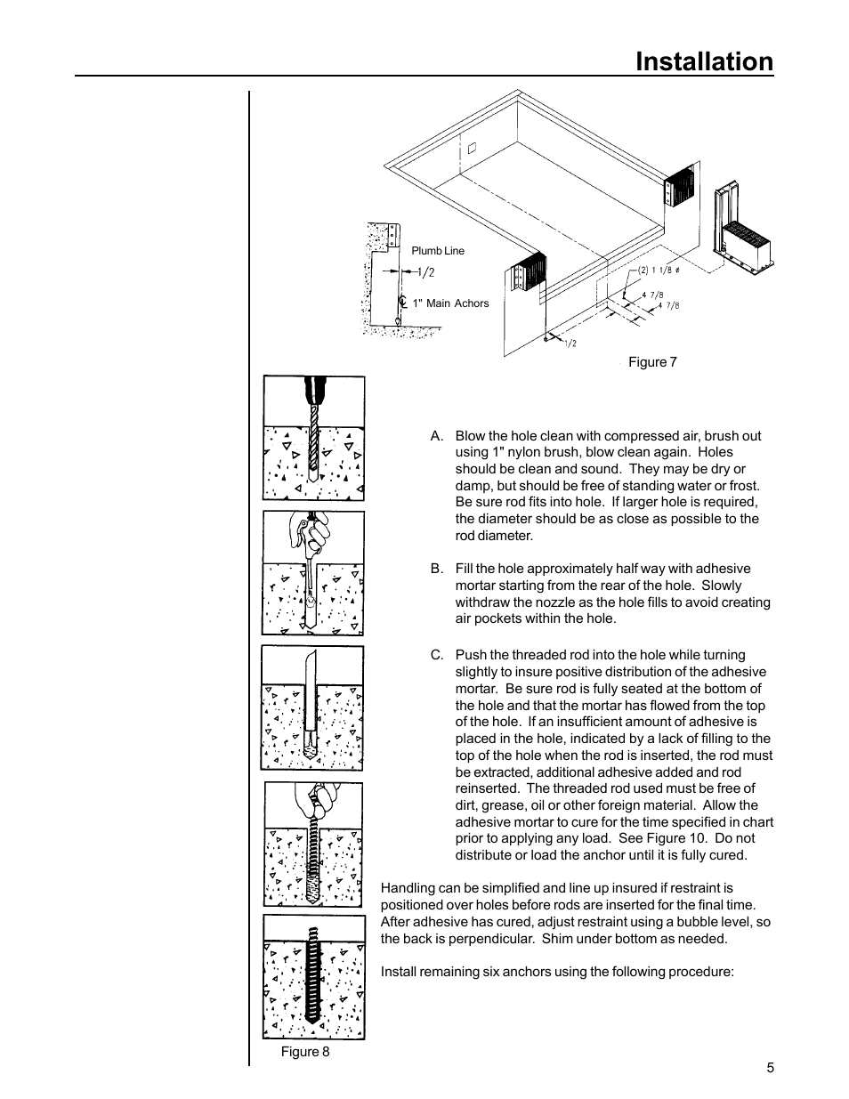 Installation | Poweramp SEMI AUTO TRUCK RESTRAINT 11_96 User Manual | Page 7 / 17