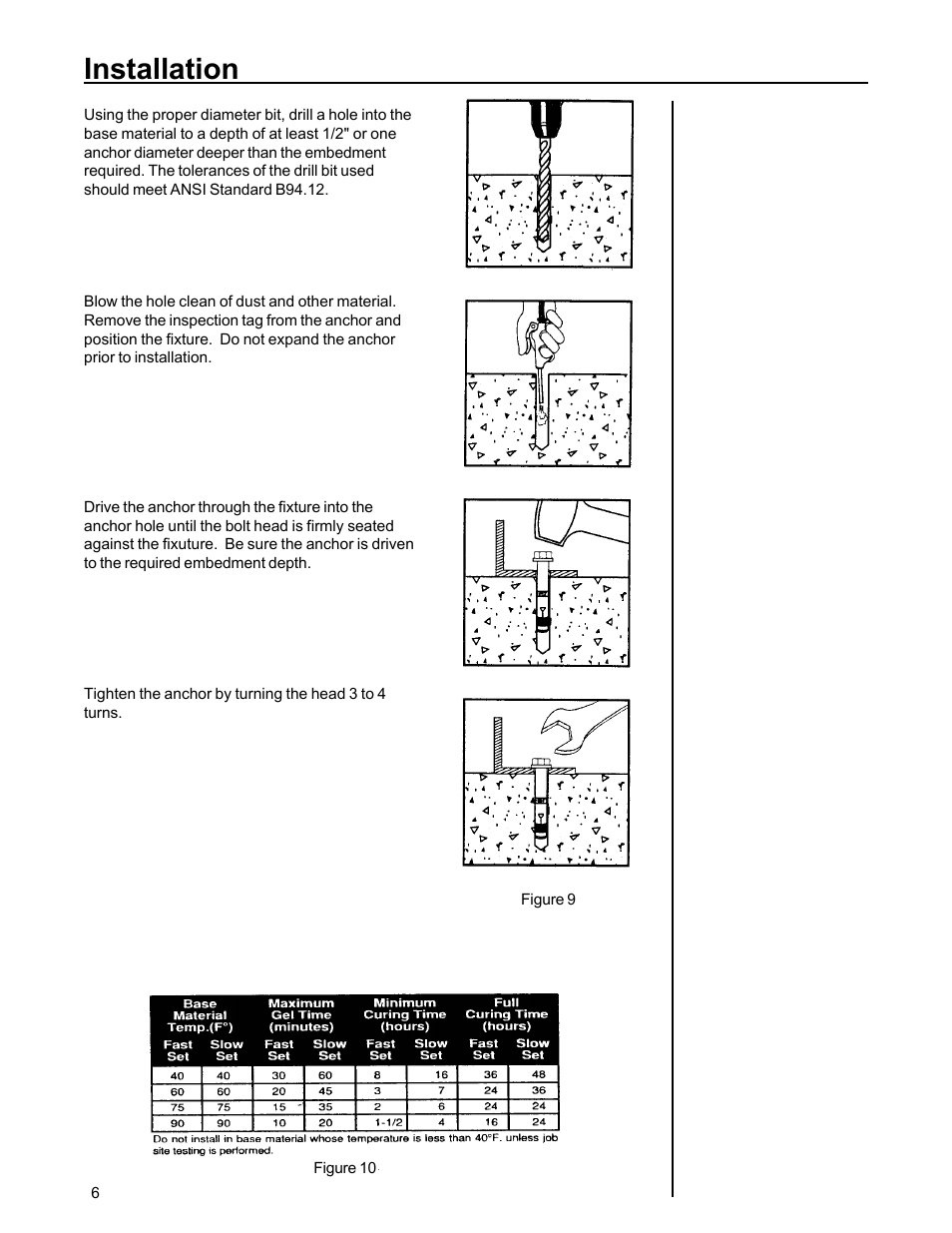 Installation | Poweramp SEMI AUTO TRUCK RESTRAINT 11_96 User Manual | Page 8 / 17