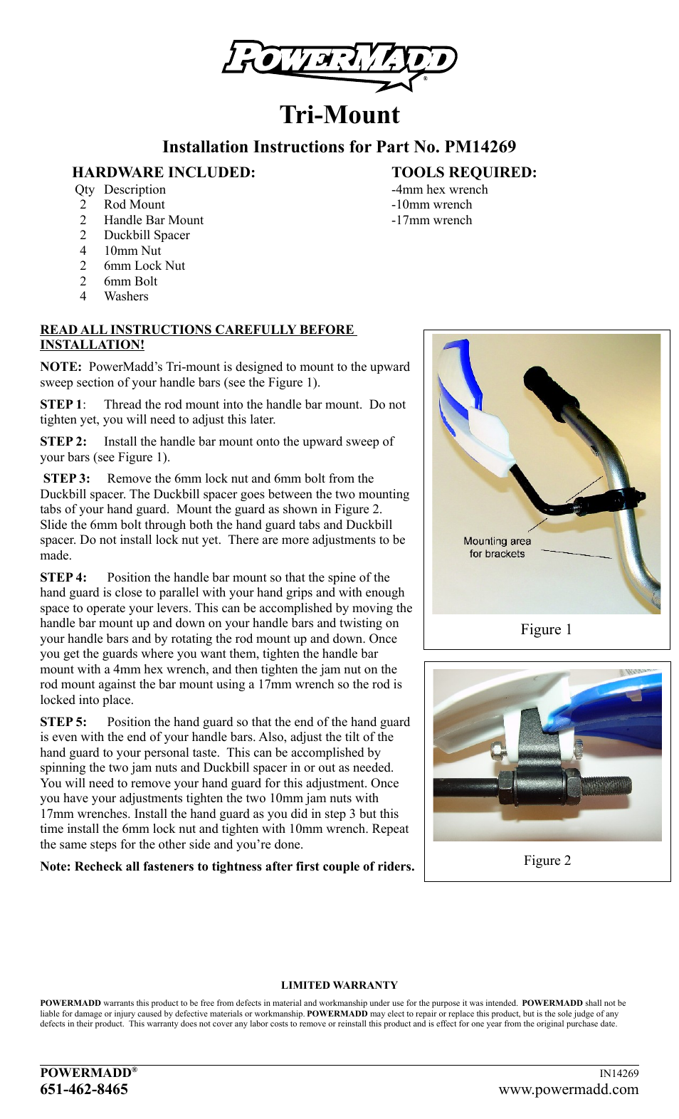 PowerMadd Star Series PM14269 Tri-Mount User Manual | 1 page