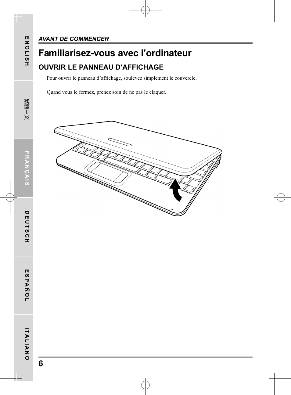 Familiarisez-vous avec l’ordinateur | PROLiNK Glee TA-009 User Manual User Manual | Page 50 / 198