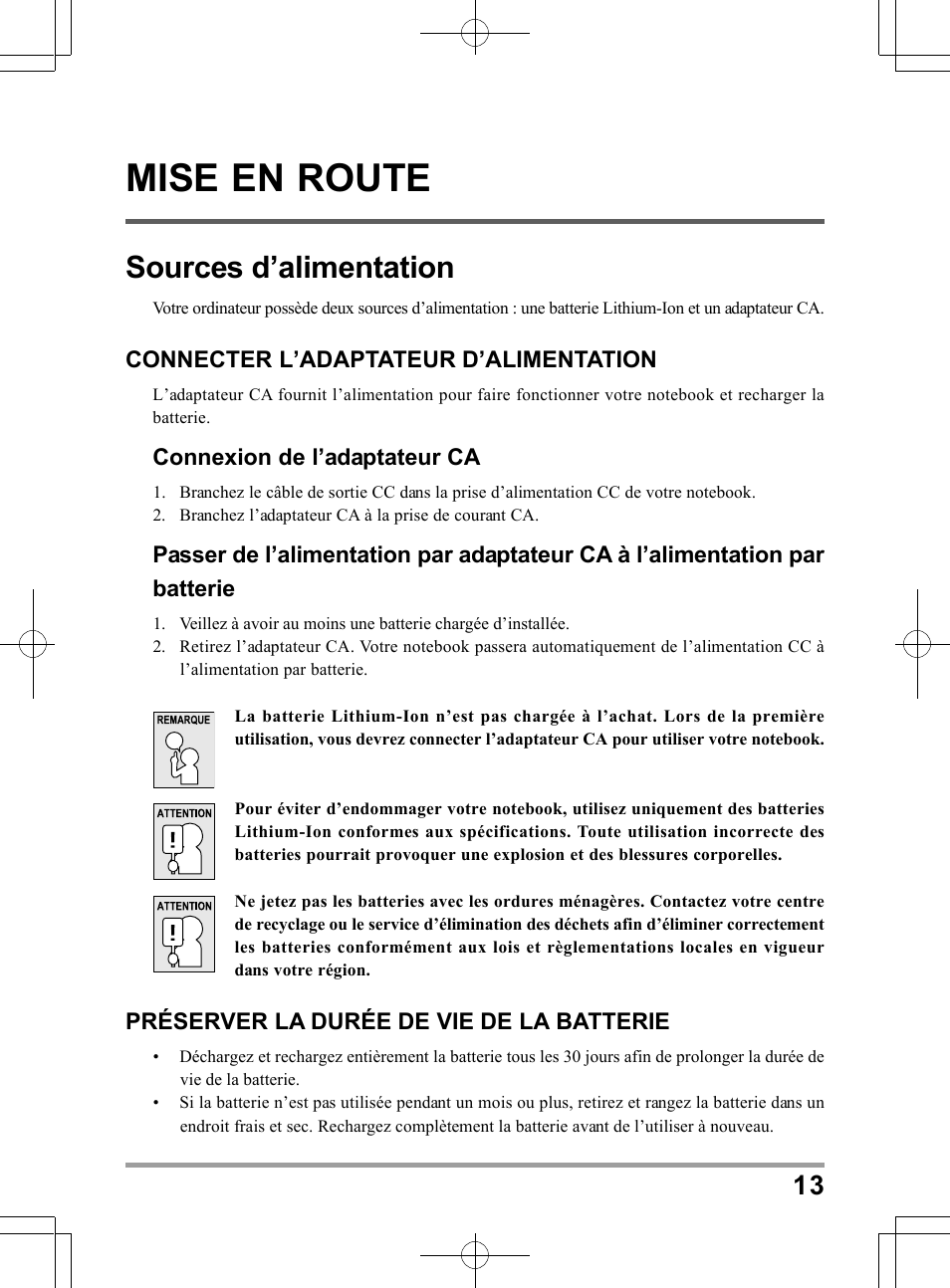 Mise en route, Sources d’alimentation | PROLiNK Glee TA-009 User Manual User Manual | Page 57 / 198
