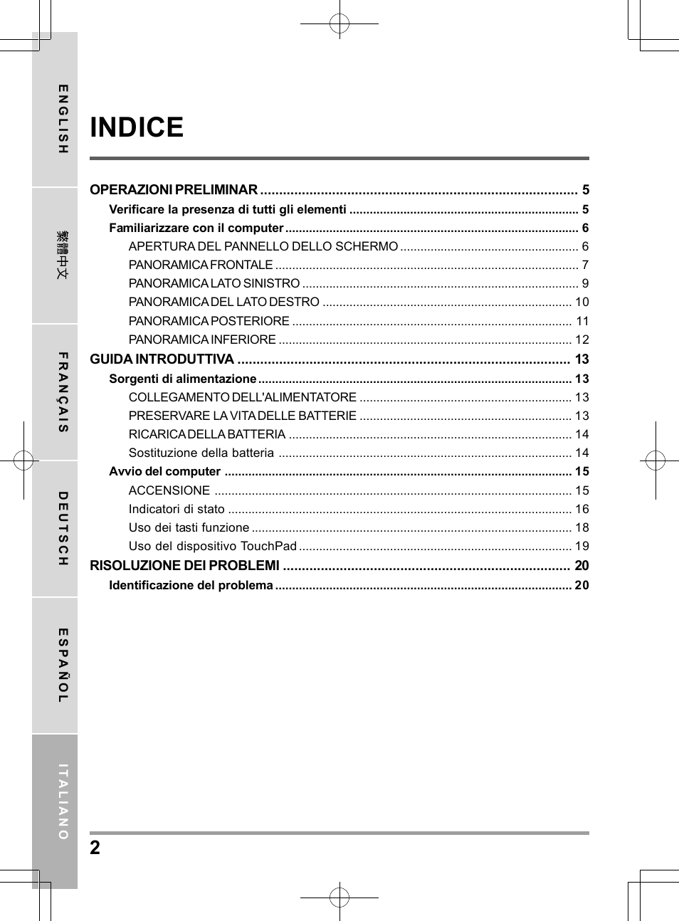 Indice | PROLiNK Glee UW2 User Manual User Manual | Page 112 / 198