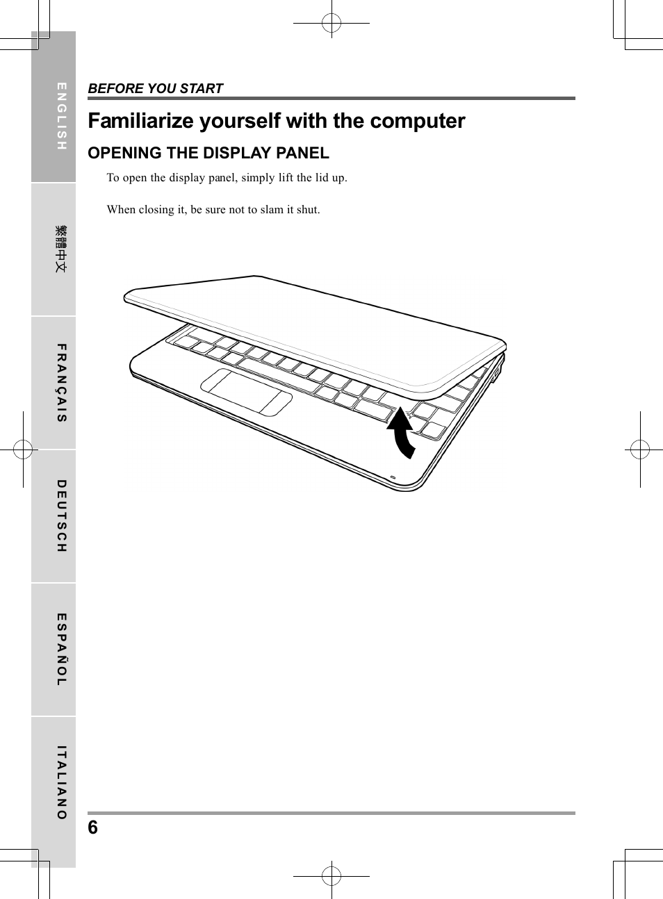 Familiarize yourself with the computer | PROLiNK Glee UW2 User Manual User Manual | Page 6 / 198