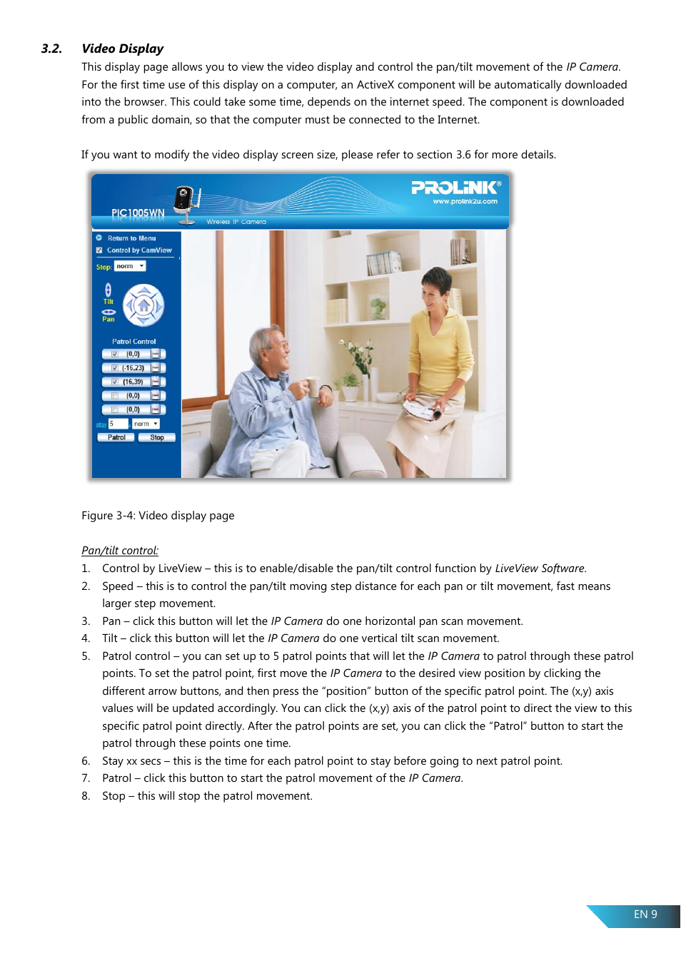 Video display | PROLiNK PIC1005WN User Manual User Manual | Page 12 / 53