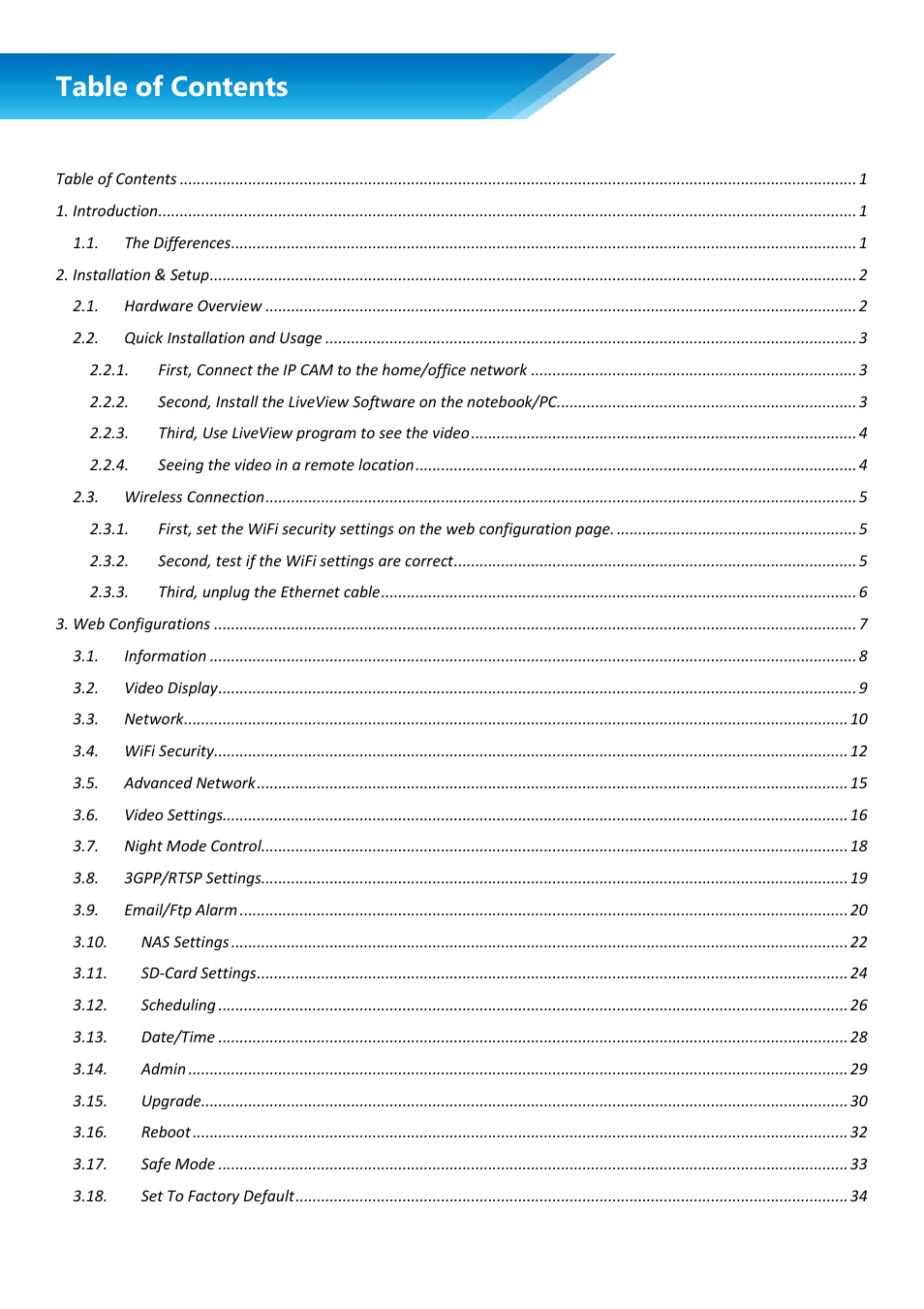 PROLiNK PIC1005WN User Manual User Manual | Page 2 / 53