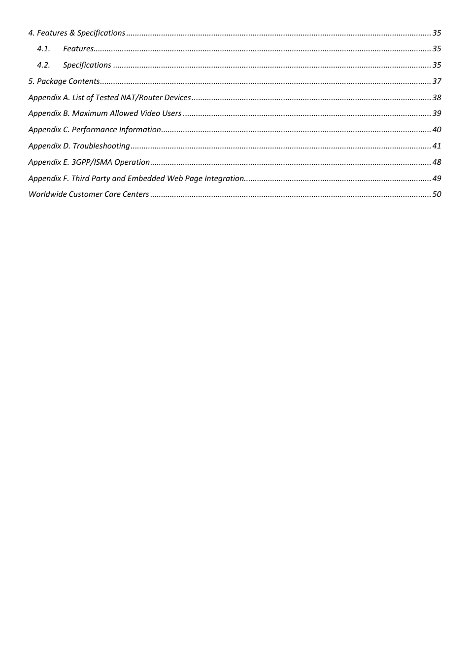 PROLiNK PIC1005WN User Manual User Manual | Page 3 / 53