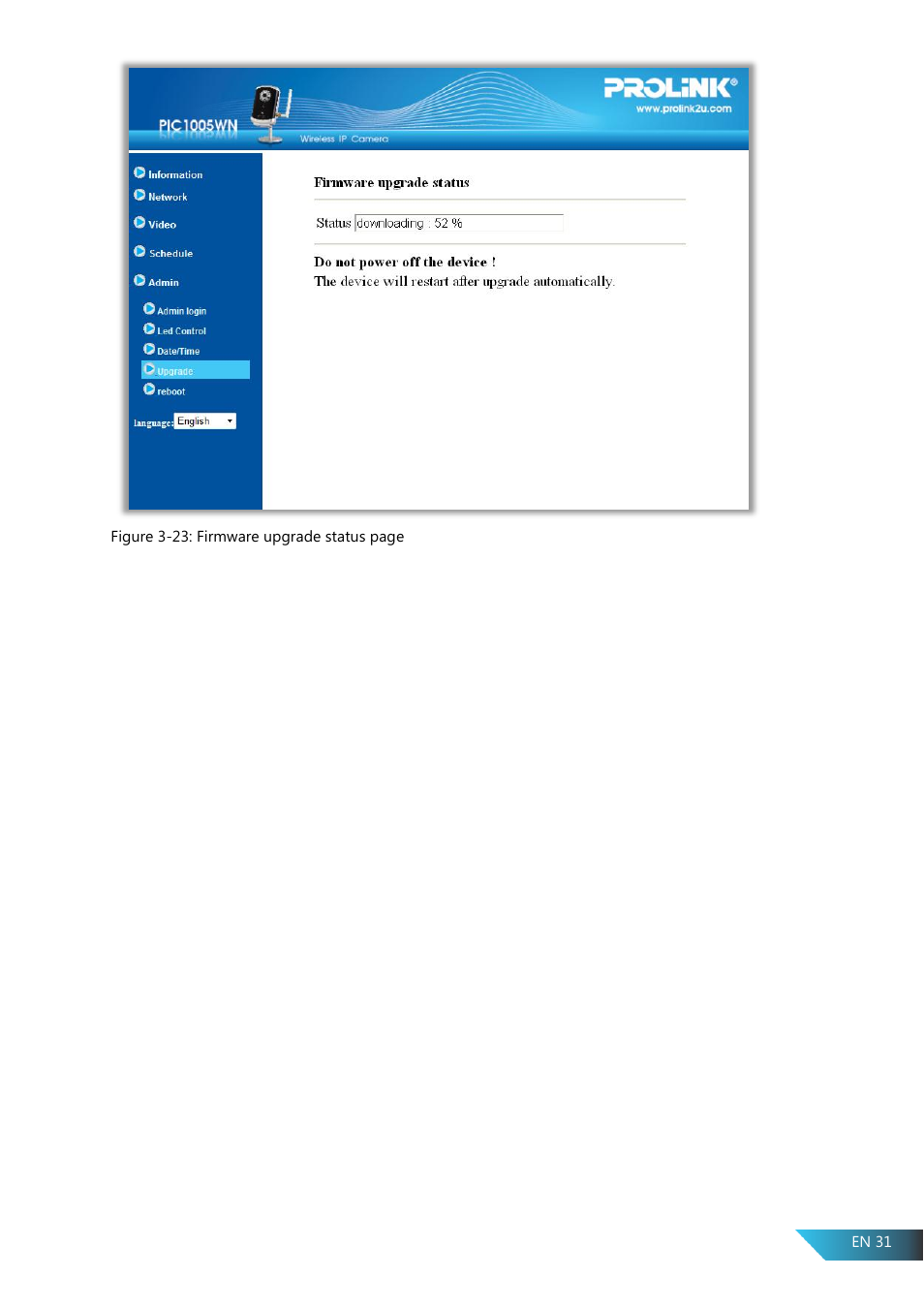 PROLiNK PIC1005WN User Manual User Manual | Page 34 / 53
