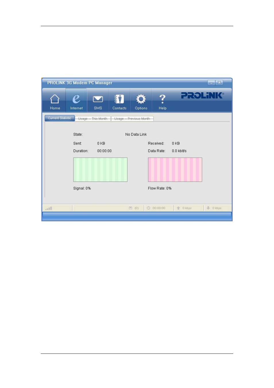 Internet (data flow) | PROLiNK PHS100 User Manual User Manual | Page 6 / 20