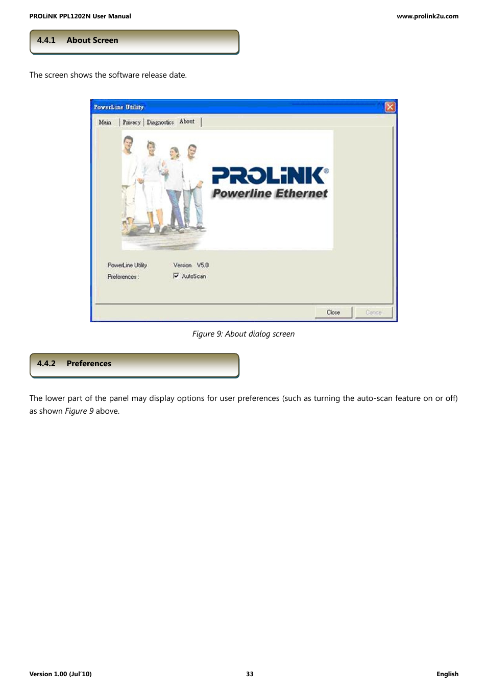 PROLiNK PPL1202N Quick Installation Guide User Manual | Page 33 / 99